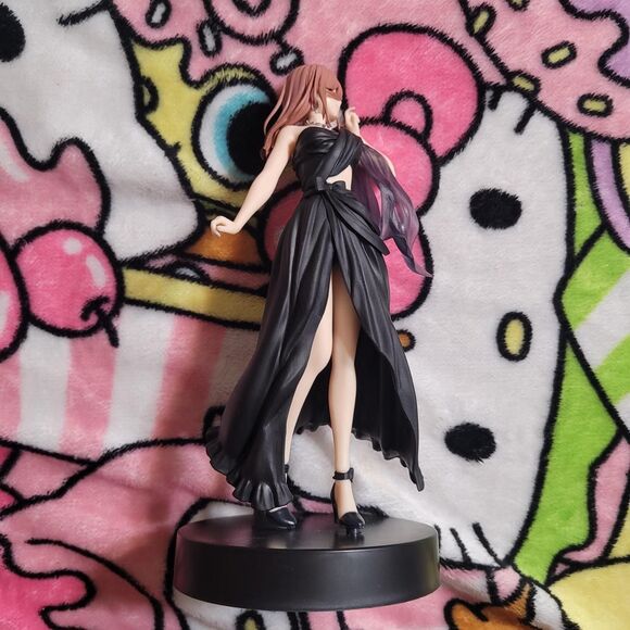 Miku Nakano Kyunties Banpresto Quintuplets Authentic Figure Black Dress Smiling - Picture 4 of 8